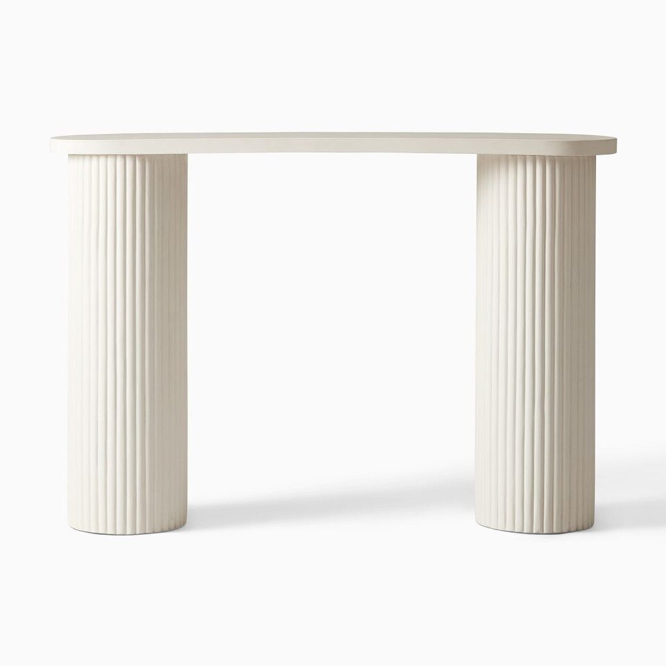 Fluted Console Table (122 cm) West Elm UK